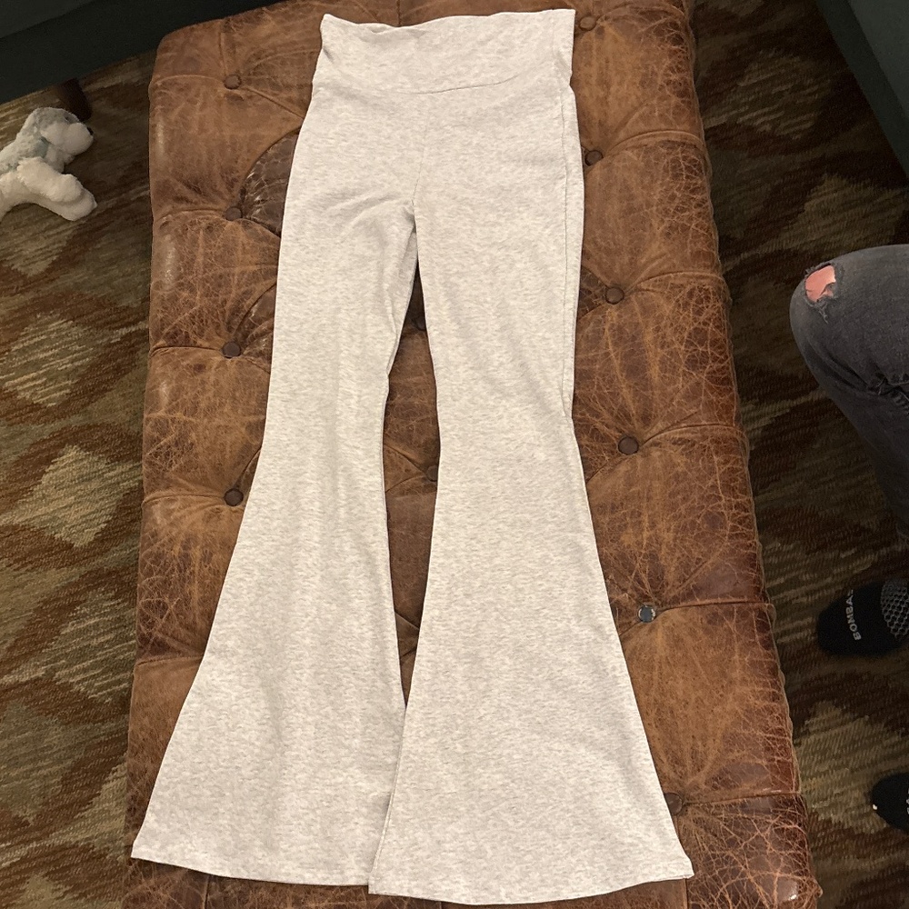 Edikted grey fold over leggings